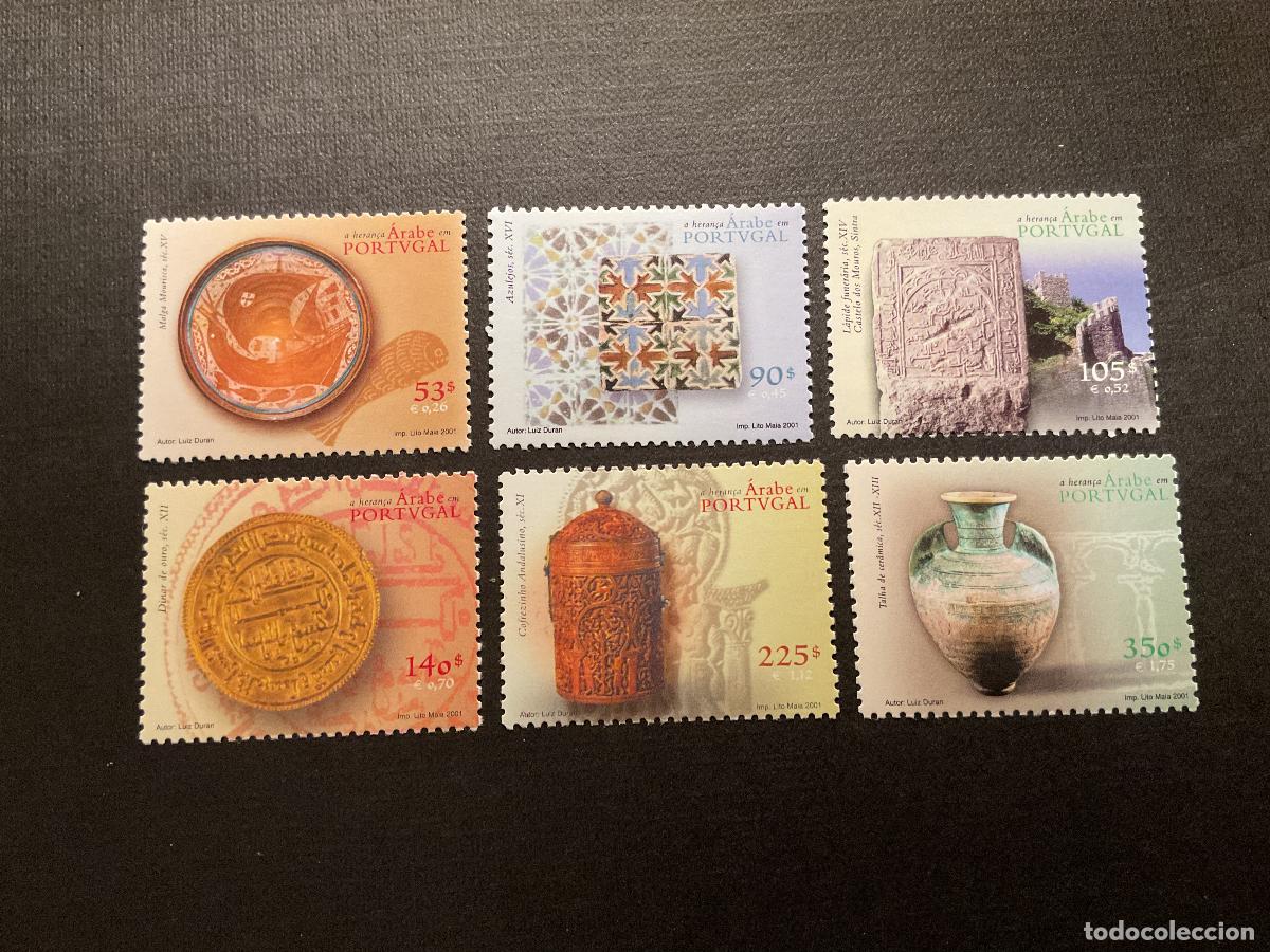 Sellos: PORTUGAL N&ordm; YVERT 2472/7*** A&Ntilde;O 2001. ARTE. HERENCIA ARABE
