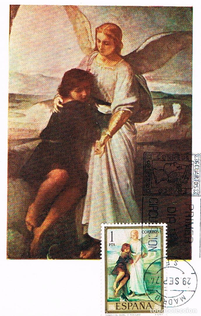 Sellos: EDIFIL 2203/10, PINTORES: ROSALES, PRIMER DIA DE 29-9-1974 EN CUATRO SOBRES DEL SFC