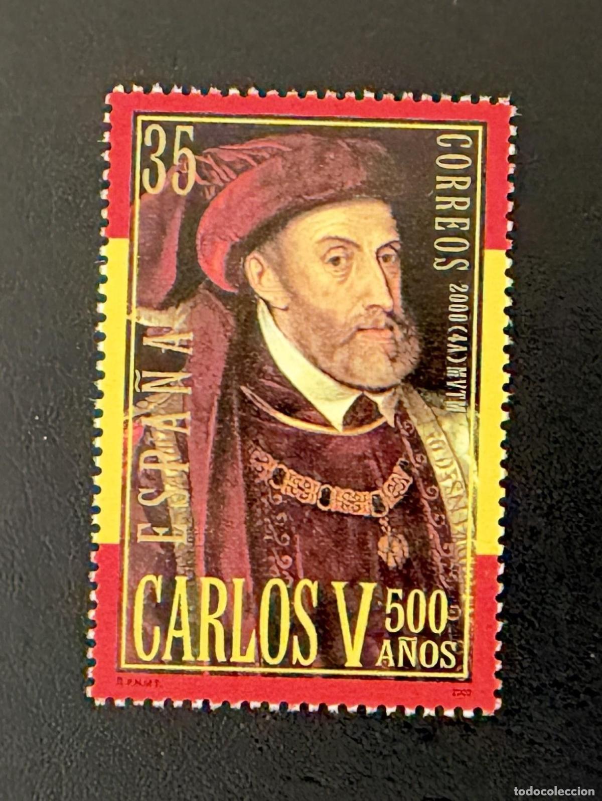 Sellos: Espa&ntilde;a 2000 Mi. 3530 emisi&oacute;n conjunta Carlos V 500 a&ntilde;os emperador