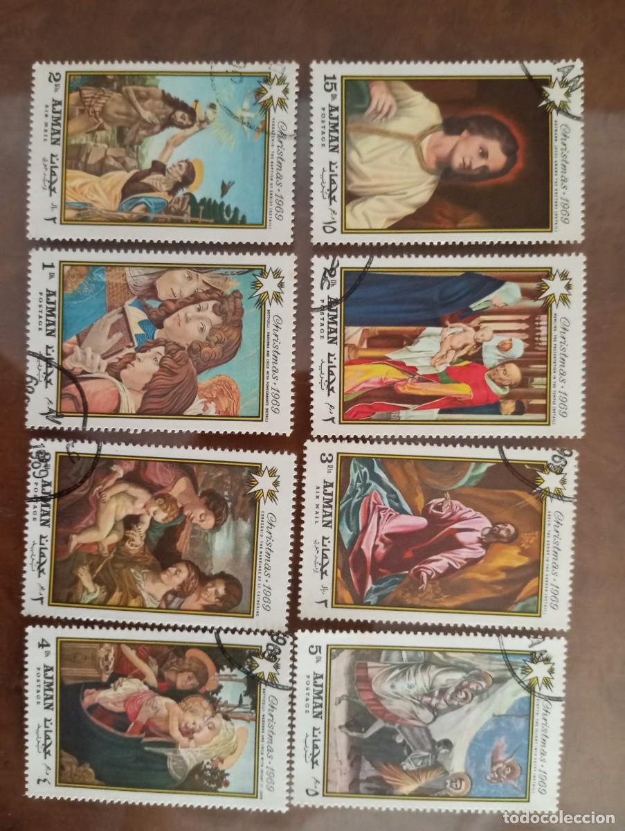Sellos: PINTURAS, PRECIOSOS SELLOS DE CUADROS DE NAVIDAD