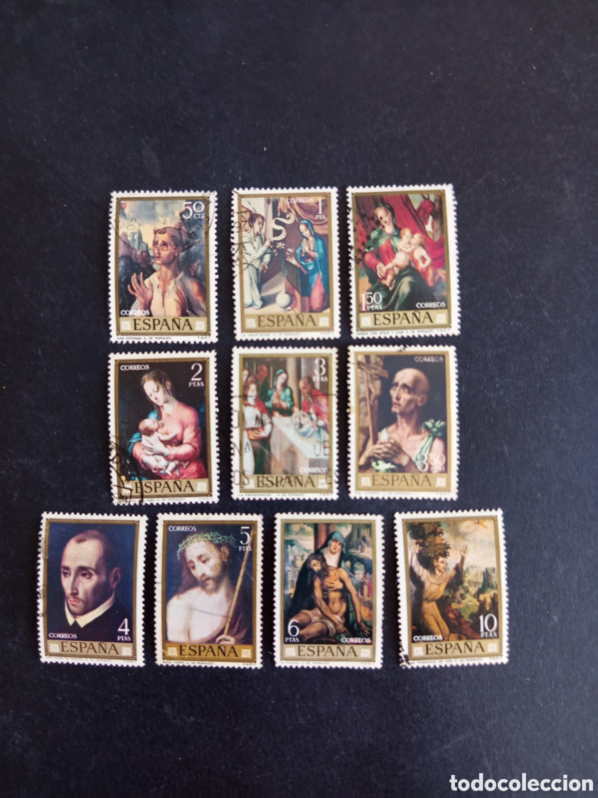 Sellos: Espa&ntilde;a, 1970. D&iacute;a del Sello. Luis de Morales. Edifil 1963/72. Pedido m&iacute;nimo 3 &euro;. Ver fotos .