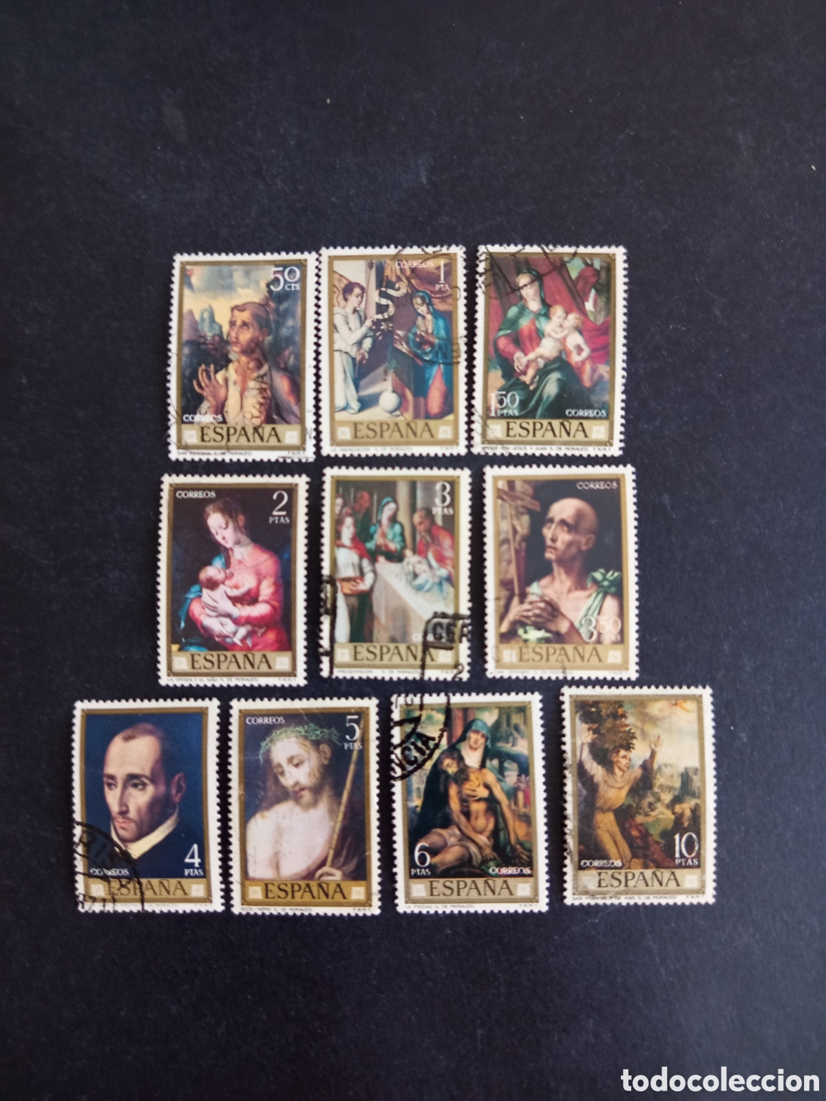 Sellos: Espa&ntilde;a, 1970. D&iacute;a del Sello. Luis de Morales. Edifil 1963/72. Pedido m&iacute;nimo 3 &euro;. Ver fotos .