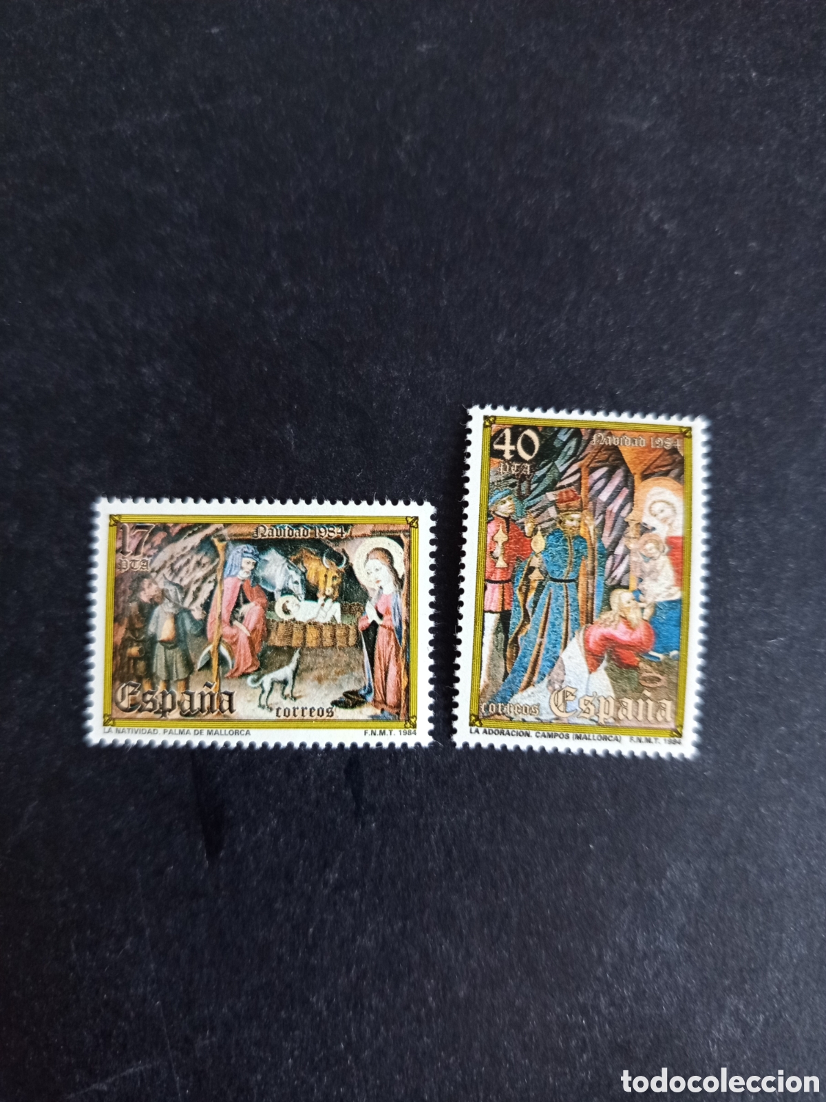 Sellos: Espa&ntilde;a, 1984. Navidad. La Natividad y La Adoraci&oacute;n.Nuevos. Ed. 2776/7. Pedido m&iacute;nimo 3 &euro;. Ver foto
