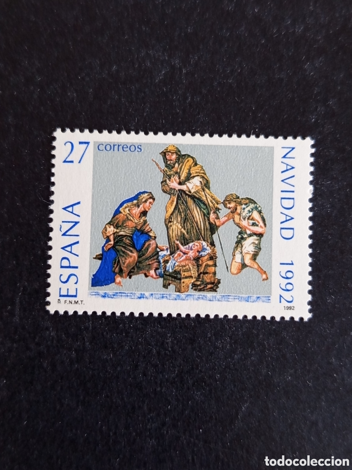 Sellos: Espa&ntilde;a, 1992. Navidad. Nacimiento de Cristo de O. Acevedo.Nuevos. Ed. 3227. Pedido m&iacute;nimo 3 &euro;.