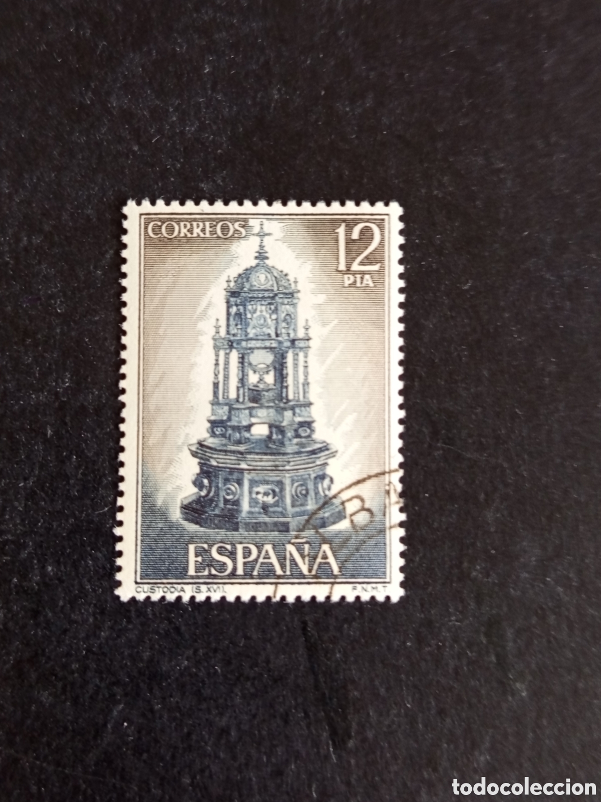Sellos: Espa&ntilde;a, 1975. Artesan&iacute;a Espa&ntilde;ola: Custodia. Ed.SH2253C. No Completa, usado. Pedido m&iacute;nimo 3 &euro;.