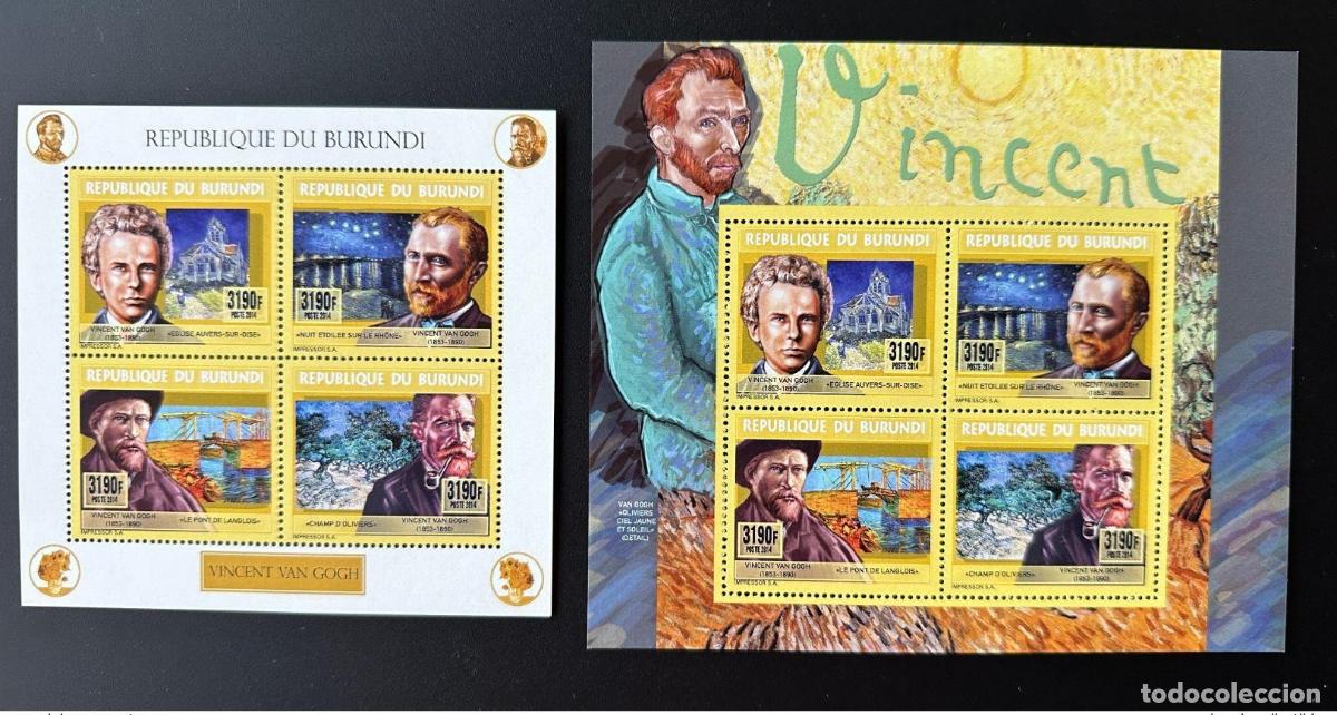 Sellos: Burundi 2014/2015 del 35 al 18 de mayo 2015 - 3521 Vincent Van Gogh Art