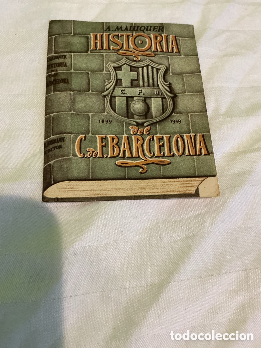 Selos: IMPRESO PUBLICITARIO FC BARCELONA &ndash; 1899-1949 &ndash; BODAS DE ORO &ndash; A. MALUQUER