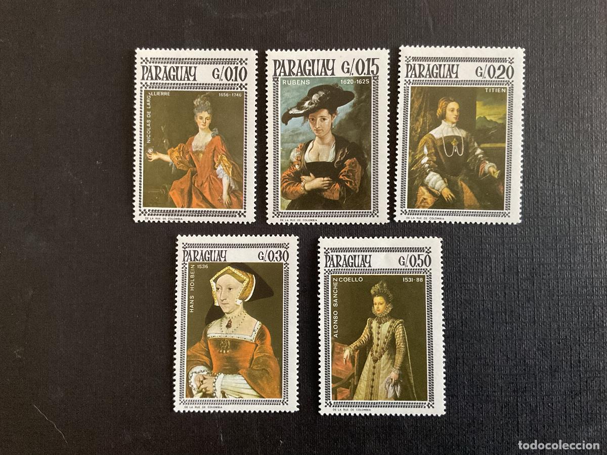 Sellos: PARAGUAY N&ordm; YVERT 878/2*** A&Ntilde;O 1967. PINTURA