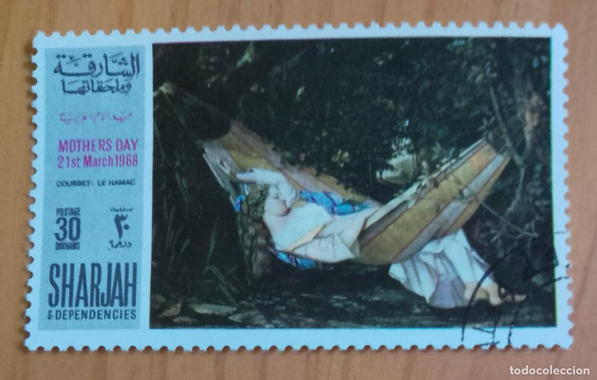 Selos: SHARJAH - 30 DIRHAMS - ARTE, PINTURA - COURBET: LE HAMAC - VER DESCRIPCI&Oacute;N