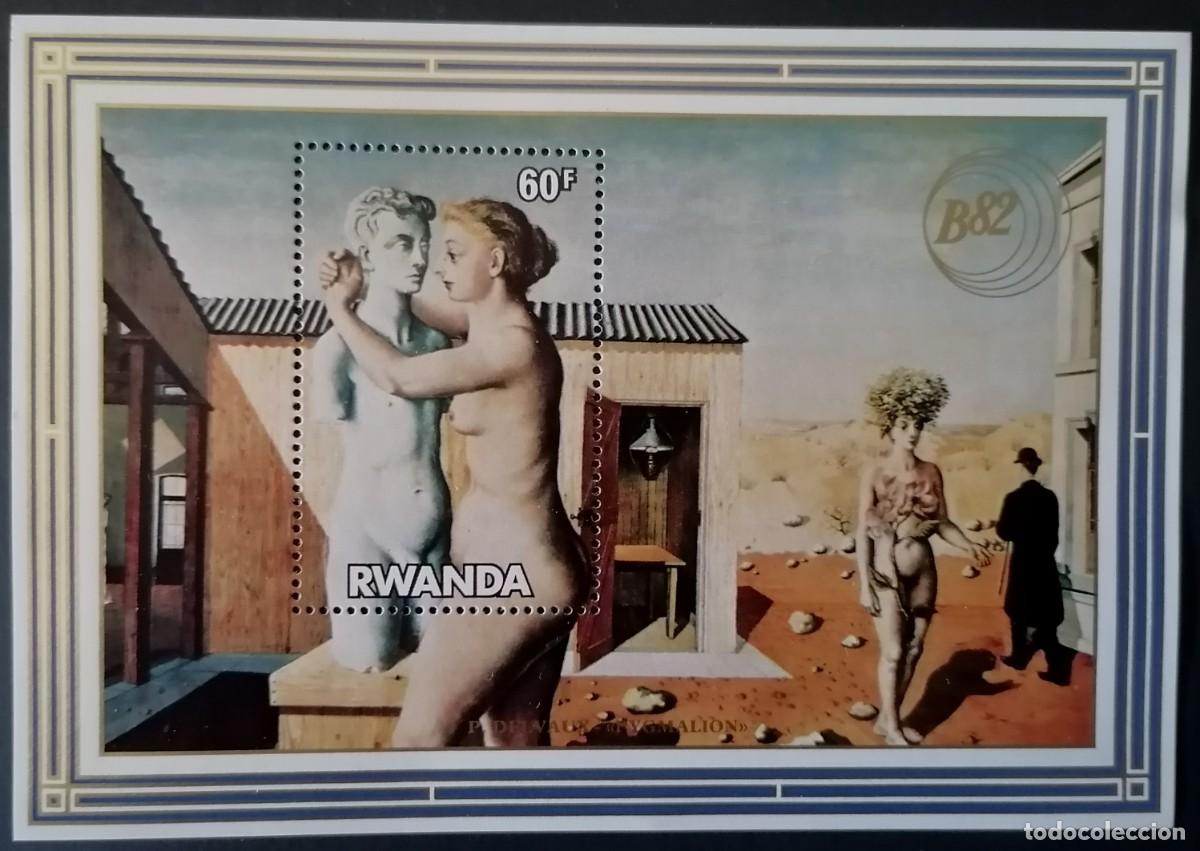 Sellos: RUANDA 1982 - HB PYGMALEON / P. DEL VAUX .