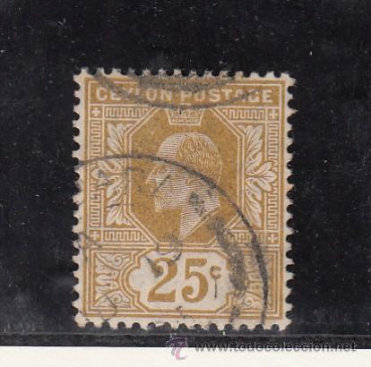 Sellos: ceylan 162 usada, eduardo vii - Foto 1