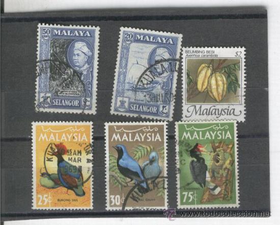 Francobolli: MALAYSIA.MALAISIA.MALASIA.SELLOS.PAJAROS.PAISES EXOTICOS.