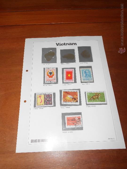 Sellos: HOJA DE SELLOS DE VIETNAM - Foto 1