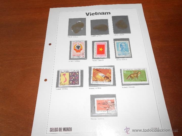 Sellos: HOJA DE SELLOS DE VIETNAM - Foto 2
