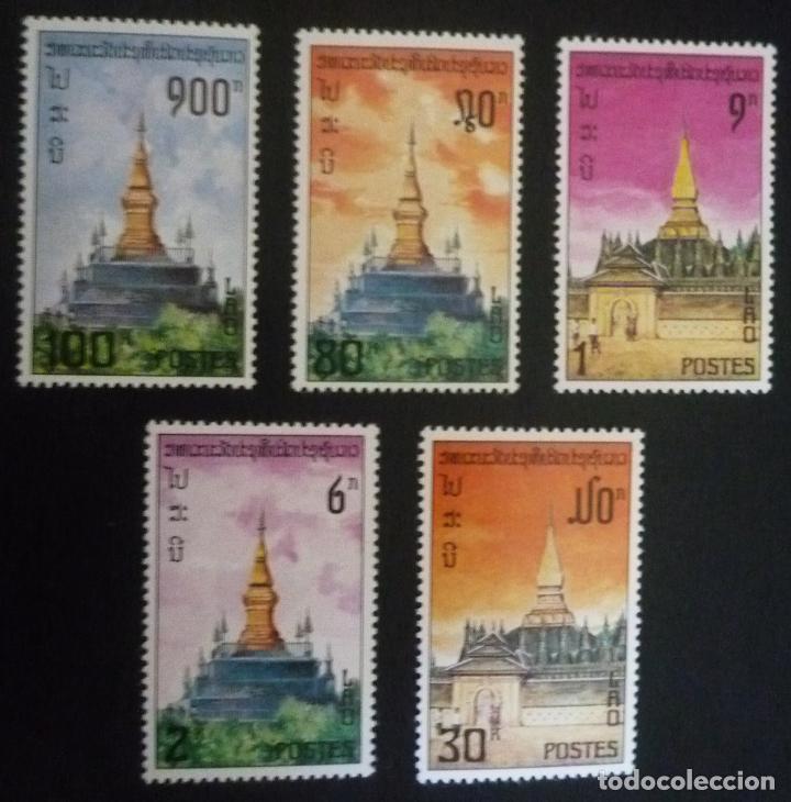 Sellos: CINCO SELLOS DE LAOS - Foto 1