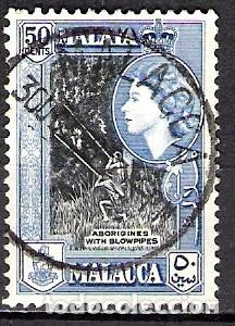 Sellos: MALASIA, MALACA 1957 - USADO - Foto 1