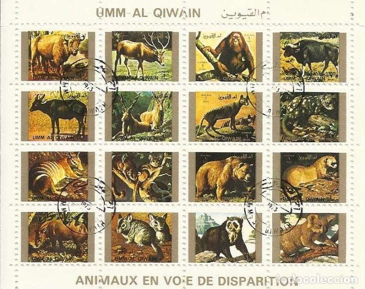 Umm Al Qiwain Animaux En Voie De Disparition Buy Other Stamps Of Asia At Todocoleccion