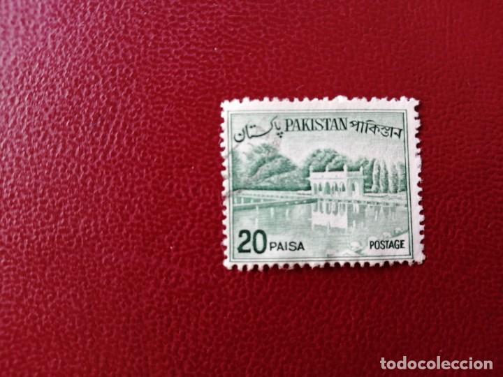 Timbres: PAKIST&Aacute;N - PAQUIST&Aacute;N - VALOR FACIAL 20 PAISA - A&Ntilde;O 1961 - JARDINES DE SHALIMAR - SG NRO. 184A