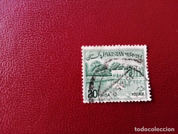 Timbres: PAKIST&Aacute;N - PAQUIST&Aacute;N - VALOR FACIAL 20 PAISA - A&Ntilde;O 1961 - JARDINES DE SHALIMAR - SG NRO. 184A