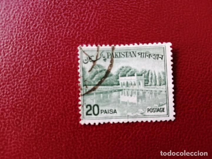 Timbres: PAKIST&Aacute;N - PAQUIST&Aacute;N - VALOR FACIAL 20 PAISA - A&Ntilde;O 1961 - JARDINES DE SHALIMAR - SG NRO. 184A