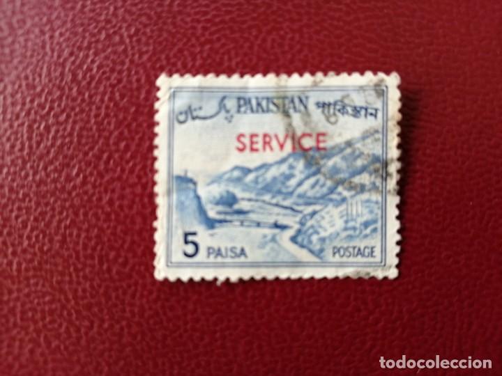 Timbres: PAKIST&Aacute;N - PAQUIST&Aacute;N - VALOR FACIAL 5 PAISA - SELLO DE SERVICIO - A&Ntilde;O 1963 - PASO DE KHYBER
