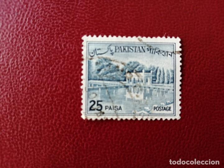 Timbres: PAKIST&Aacute;N - PAQUIST&Aacute;N - VALOR FACIAL 25 PAISA - A&Ntilde;O 1961 - JARDINES DE SHALIMAR - SG NRO 138