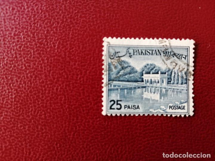 Timbres: PAKIST&Aacute;N - PAQUIST&Aacute;N - VALOR FACIAL 25 PAISA - A&Ntilde;O 1961 - JARDINES DE SHALIMAR - SG NRO 138