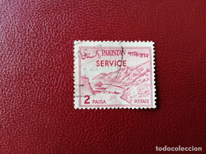 Timbres: PAKIST&Aacute;N - PAQUIST&Aacute;N - VALOR FACIAL 2 PAISA - A&Ntilde;O 1963 - SELLO DE SERVICIO - PASO DE KHYBER