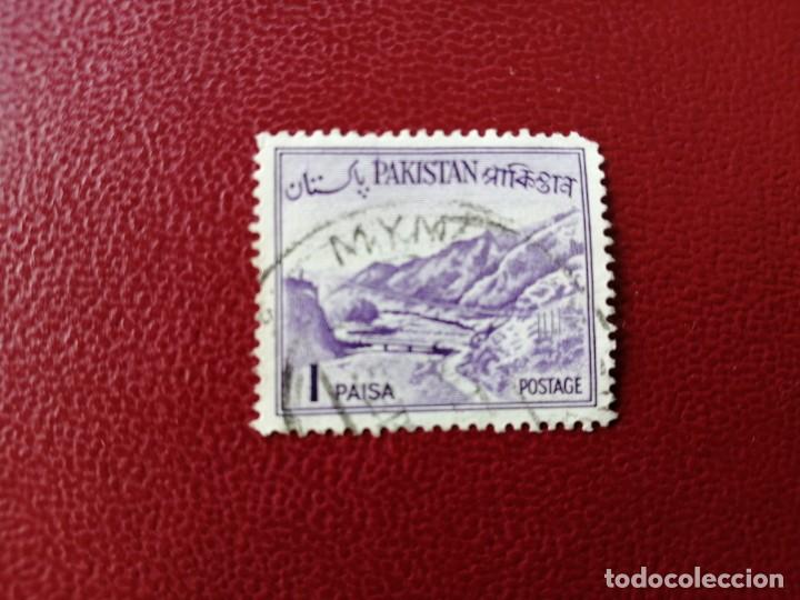 Timbres: PAKIST&Aacute;N - PAQUIST&Aacute;N - VALOR FACIAL 1 P - A&Ntilde;O 1961 - PASO DE KHYBER - YV 130