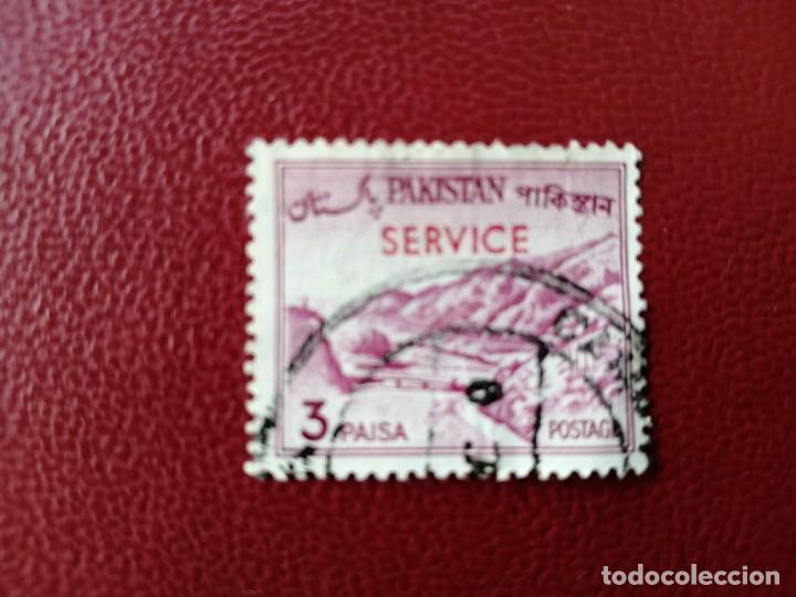 Timbres: PAKIST&Aacute;N - PAQUIST&Aacute;N - VALOR FACIAL 3 P - A&Ntilde;O 1961 - SELLO DE SERVICIO - PASO DE KHYBER - YV 132
