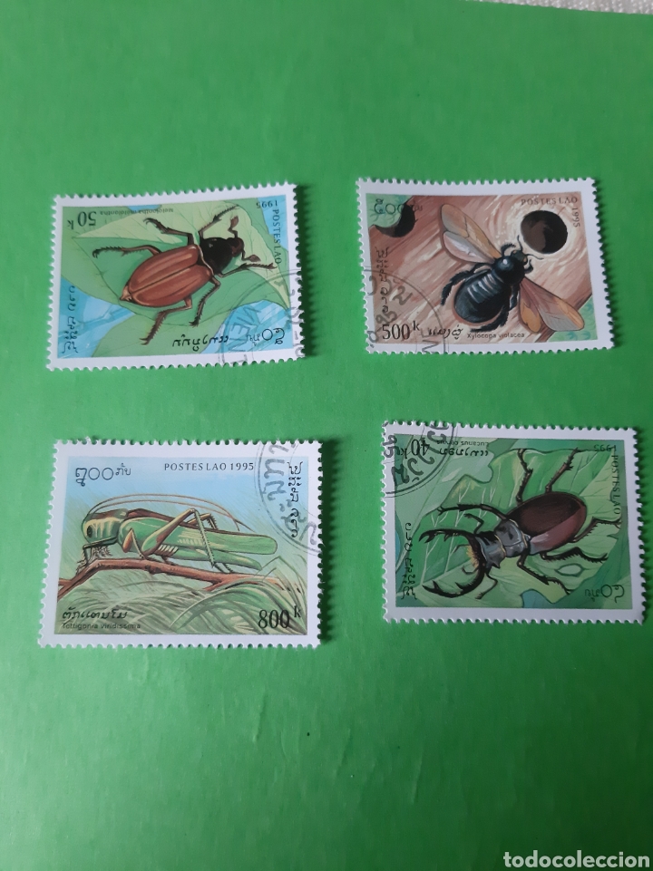 Sellos: Laos insectos 1995 - Foto 1