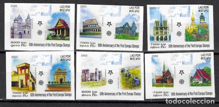 Sellos: LAOS N&ordm; 1597 AL 1602 S/D (**) - Foto 1