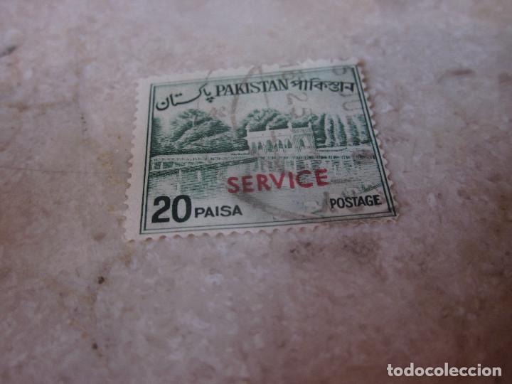 Briefmarken: SELLO USADO 20 PAISA PAKISTAN - SERVICE