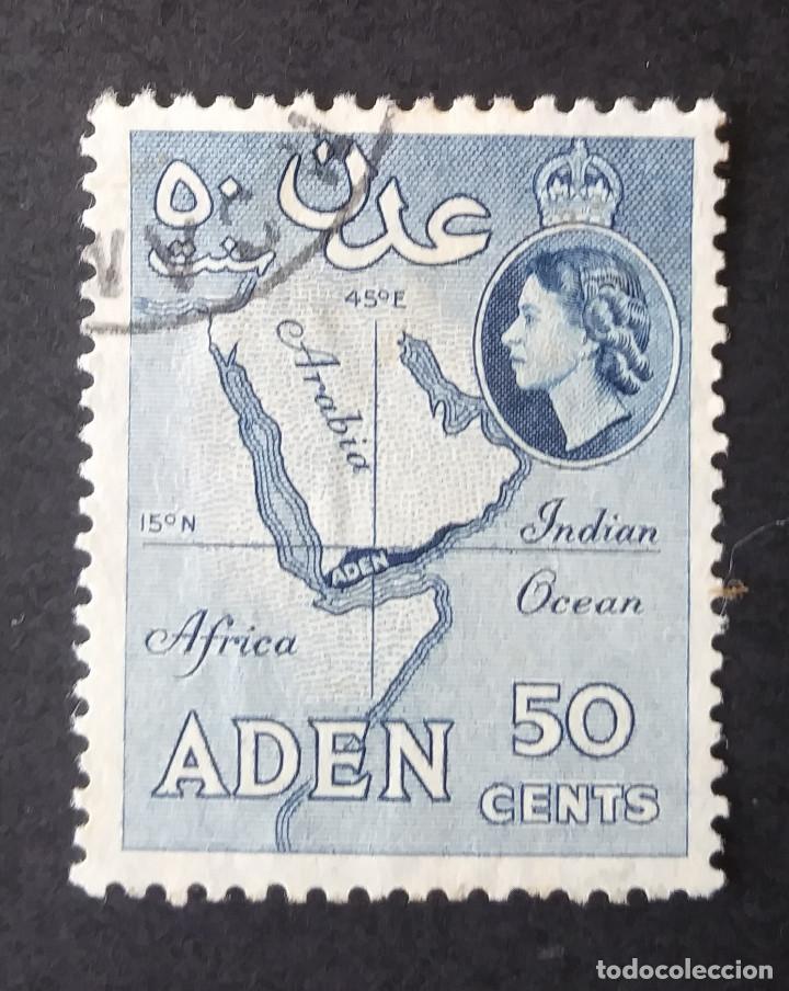 Briefmarken: 1953-1959 Ad&eacute;n (Yemen) Serie uso corriente