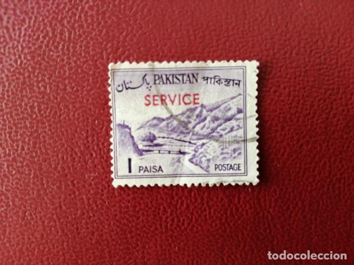 Briefmarken: PAKIST&Aacute;N - PAQUIST&Aacute;N - VALOR FACIAL 1 PAISA - A&Ntilde;O 1961 - PASO DE KHYBER - SELLO DE SERVICIO - YV 130