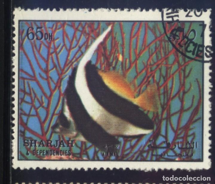 Briefmarken: S-6122- EMIRATOS ARABES UNIDOS. SHARJAH DEPENDENCIES. PECES.