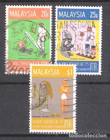 Briefmarken: FEDERACI&Oacute;N MALAYA n&ordm; 149/51&ordm; 75 aniversario del Instituto de investigaciones m&eacute;dicas. Serie completa