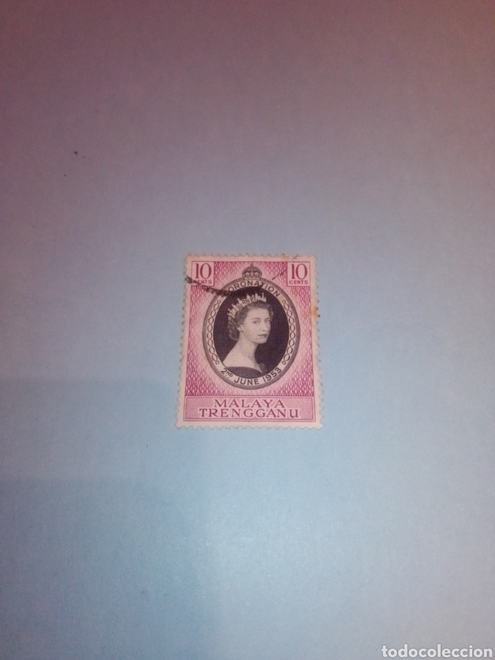 Timbres: Coronacion Isabel II Malaya Trengganu