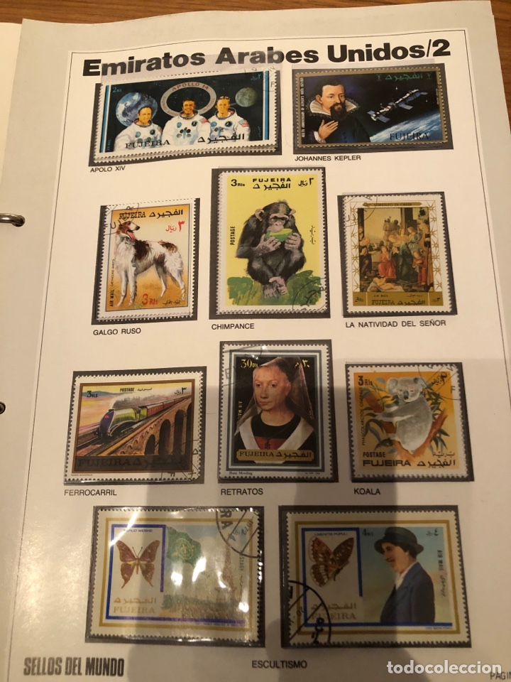 Stamps: Sellos del mundo gran enciclopedia de la filatelia edici&oacute;n Urbion Emiratos &Aacute;rabes Unidos /2 N&rsquo;22