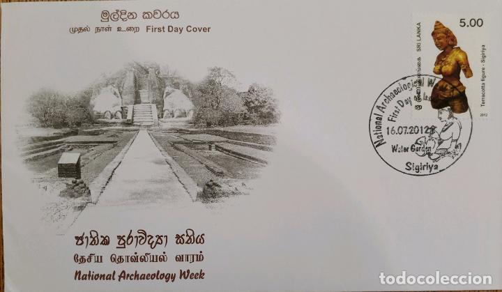 Stamps: O) 2012 SRI LANKA, SITIO DEL PATRIMONIO MUNDIAL DE LA UNESCO, PALACIO DE SIGIRIYA, KING KASHYAPA, AR