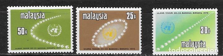 Sellos: MALASYA N&ordm; 76 AL 78 (**) - Foto 1