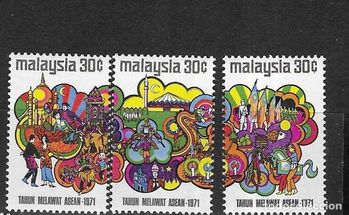 Sellos: MALASYA N&ordm; 84 AL 86 (**) - Foto 1
