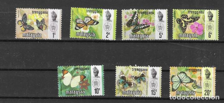 Sellos: MALASYA TRENGGANU N&ordm; 103 AL 109(**)