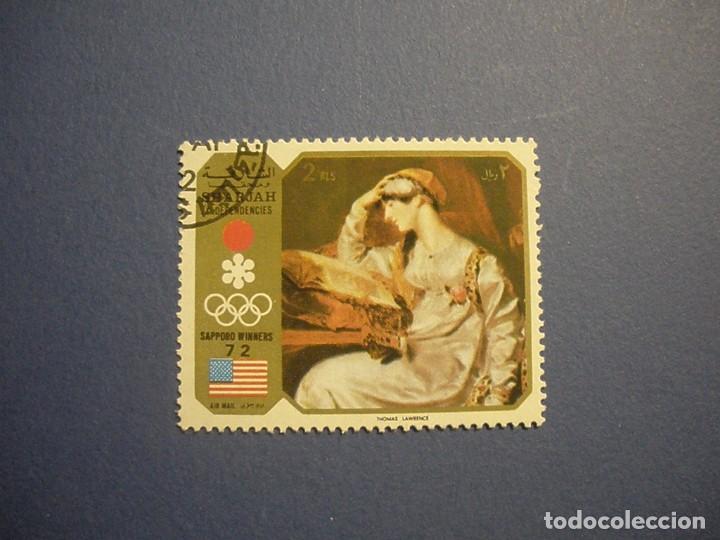 Briefmarken: EMIRATOS ARABES UNIDOS - SHARJAH - PINTURA - THOMAS LAWRENCE (Sra. Jens Wolff).