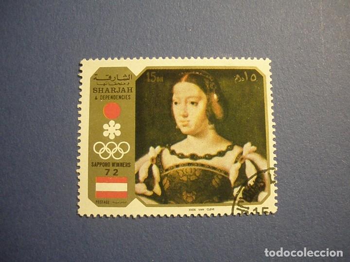 Briefmarken: EMIRATOS ARABES UNIDOS - SHARJAH - PINTURA - Joos van Cleve.