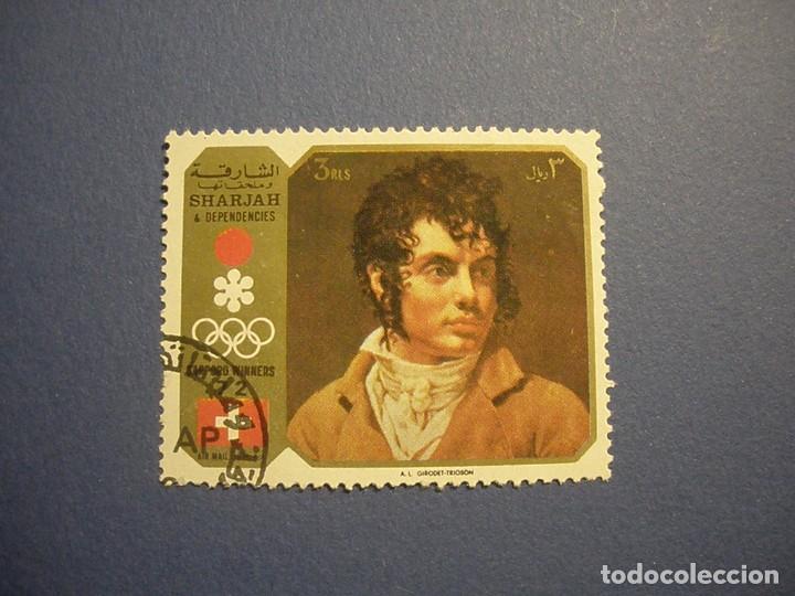 Briefmarken: EMIRATOS ARABES UNIDOS - SHARJAH - PINTURA - Anne-Louis Girodet de Roussy-Trioson