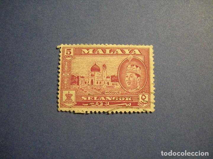 Briefmarken: MALASIA-MALAYA (SELANGOR) 1962 - TURISMO, MEZQUITA - SULTAN SALANHUDDIN ABDUL AZIZ.