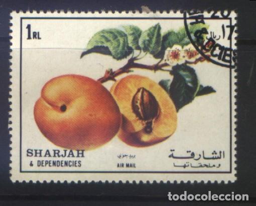 Briefmarken: S-6645- EMIRATOS ARABES UNIDOS. SHARJAH DEPENDENCIES. MELOCOTONES.