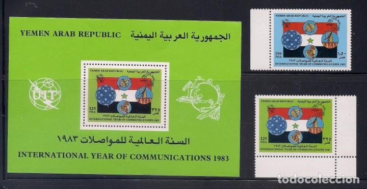 Timbres: YEMEN ARAB REPUBLIC 1983 - A&Ntilde;O INTERNACIONAL DE LAS COMUNICACIONES