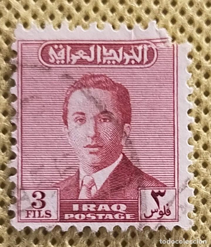 Timbres: Sello Irak&rsaquo; 1958 King Faisal II (1935-1958) 3 ف.ع
